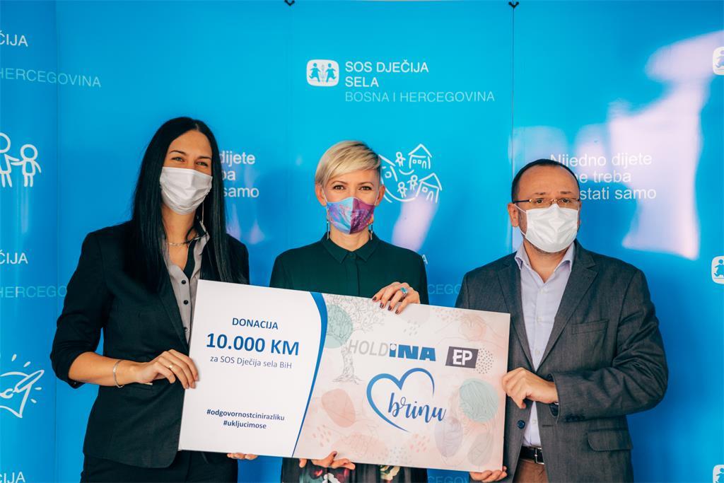 SOS Dječijim selima u BiH donirano 10.000 KM izdvojenih od prodaje Fresh Corner proizvoda na INA i Energopetrol maloprodajnim mjestima